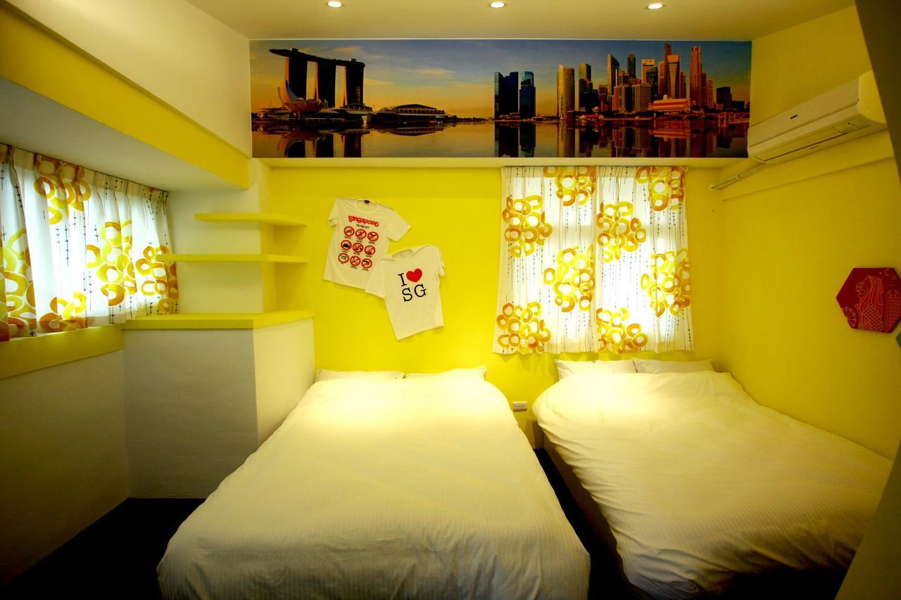 Hostel Color House Tchaj-čung Pokoj fotografie