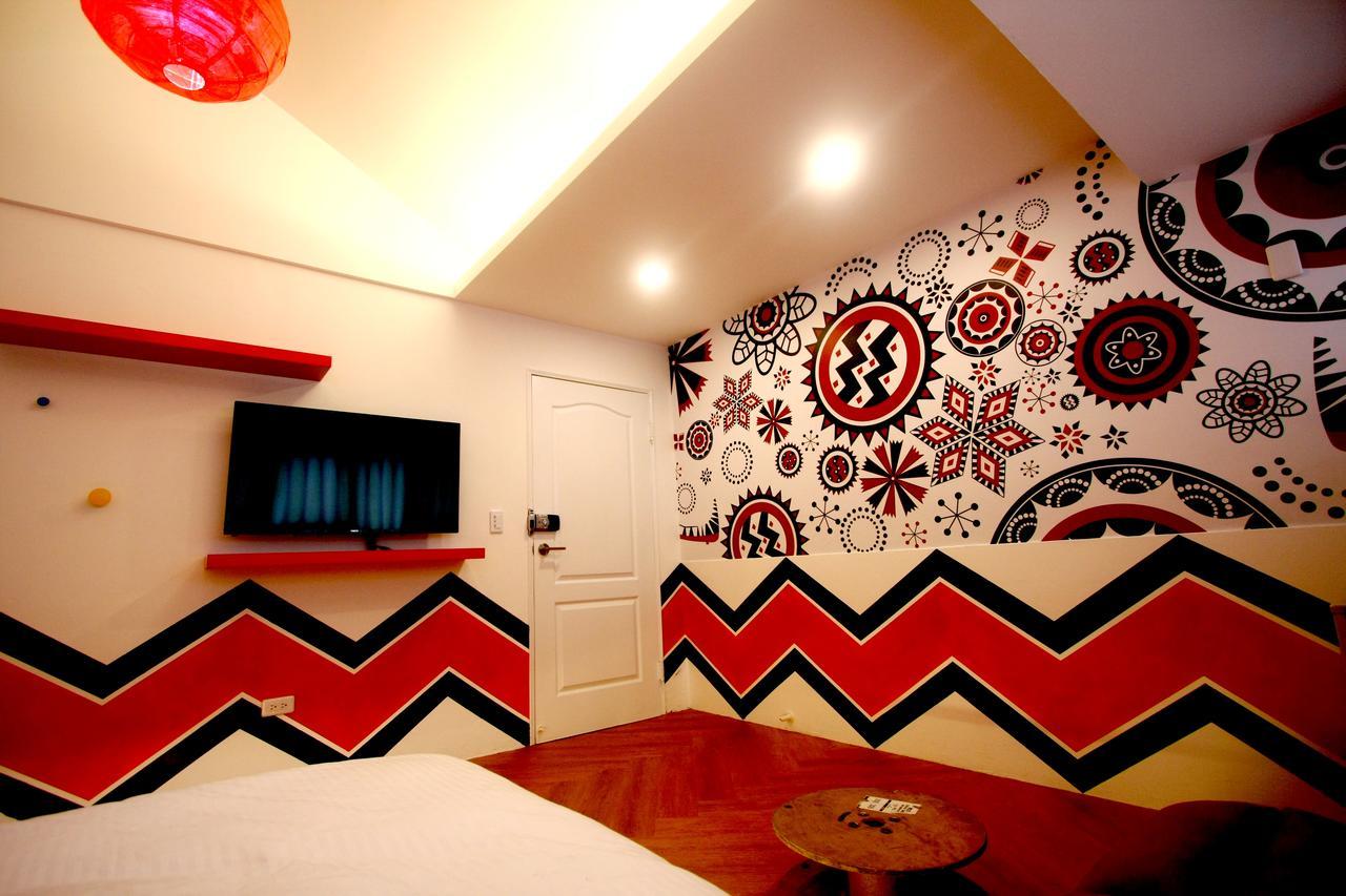 Hostel Color House Tchaj-čung Pokoj fotografie
