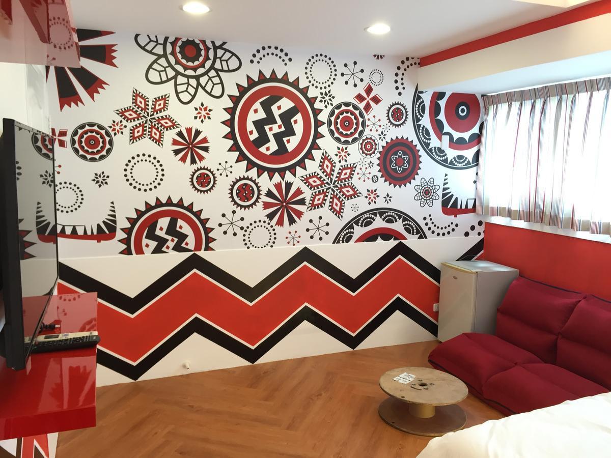 Hostel Color House Tchaj-čung Pokoj fotografie